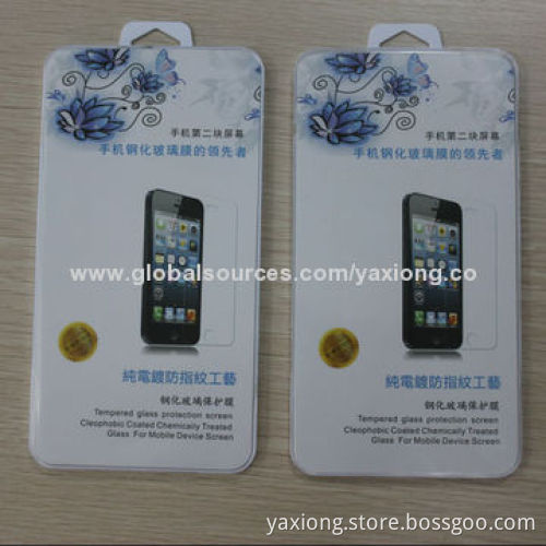 Tempered Glass Screen Protector with 0.3mm, 2.5D Round Edge for iPhone 5